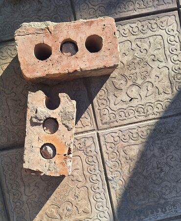 рыванный пескоблок: Пустотелый, дырчатый, Жженый кирпич, Полублок, 250×120×85