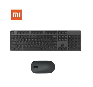 купить наушники для компьютера: Комплект клавиатура + мышь Xiaomi Mi wireless keyboard and mouse set