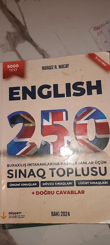 Testlər: Məhsul: “English 250 – Buraxılış imtahanlarına hazırləşənlər üçün — 1