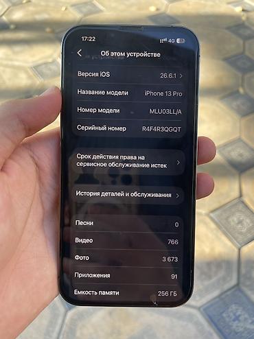 aipad mini: IPhone 13 Pro, Б/у, 256 ГБ, Графит, Чехол, 84 % — 7
