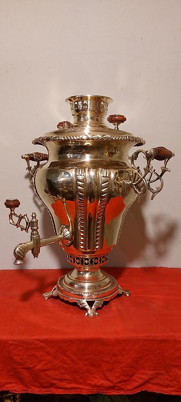 samovar 10 litre: 19-cu esrin sonlari Tula istehsali samovar 7-litrlikdir, materiali; — 3