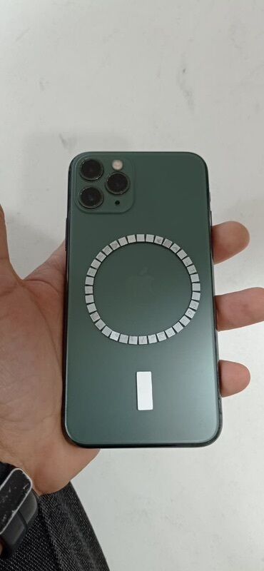 купить айфон 12 в баку: IPhone 11 Pro, Yaşıl, Face ID