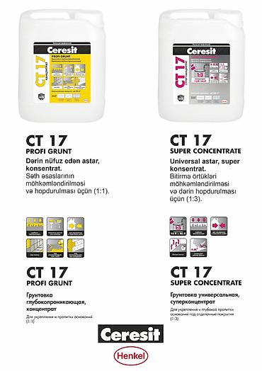 17 şam: Astar (gruntovka) Ceresit "Henkel". Topdan və pərakəndə satış — 4