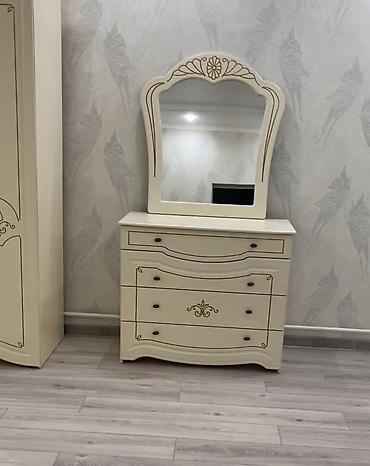 Спальные гарнитуры: Спальный гарнитур, Шкаф, МДФ, цвет - Бежевый — 6