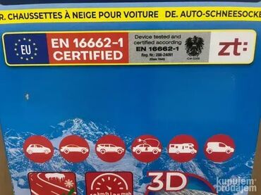 Auto oprema: *** AKCIJA *** 1872 Lanci ČARAPE za sneg 14-21 cola MENABO Easy Go; — 3