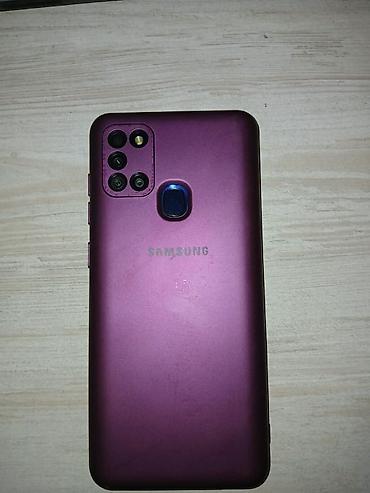 lenovo v15 g4: Samsung Galaxy A21S, Б/у, 32 ГБ, цвет - Фиолетовый, 2 SIM — 1