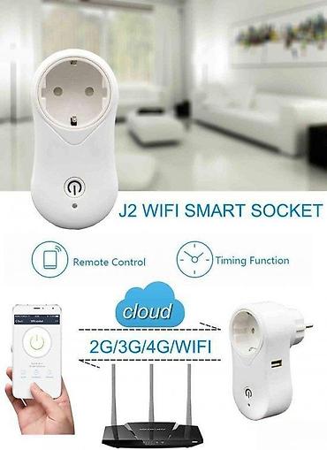 Utičnice: 🔌 PAMETNA WIFI UTIČNICA – ANDROID / iOS Smart prekidač 10A / 220V + — 2