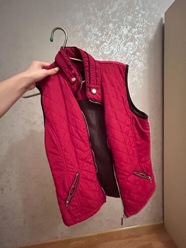 детский русский народный костюм: Qadın geyimləri dəsti – 4 məhsul 1) Qırmızı quilted jilet - Yüngül