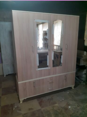 Dolablar: Yeni, Açılan, 4 qapılı Düz dolab, Qarderob, paltar dolabı — 26