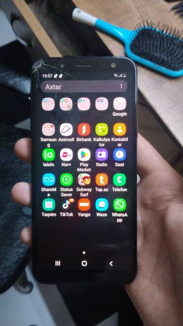 Samsung: Samsung Galaxy J6, 32 GB, rəng - Qara, Barmaq izi