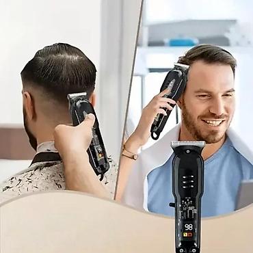 audio oglasi: Punjiva električna mašinica za šišanje/trimer za kosu T NOVO — 8
