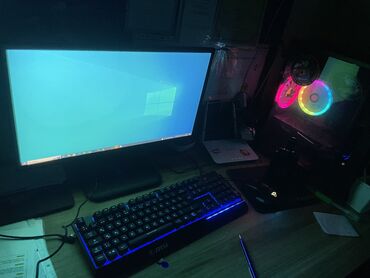 pc monitor: Gaming PC Salam Oyun və Qrafika uçün PC Kompyuter Ideal Vəziyyətdədir