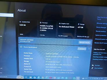 HP: Texniki göstəricilər: Model: HP ProBook 4530s Prosessor: Intel Core — 1