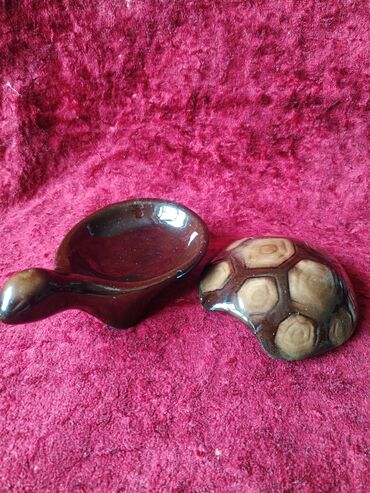 Digər kolleksiyalar: Keramika tısbağa fiquru – qapaqlı kiçik qab - Material: keramika — 5
