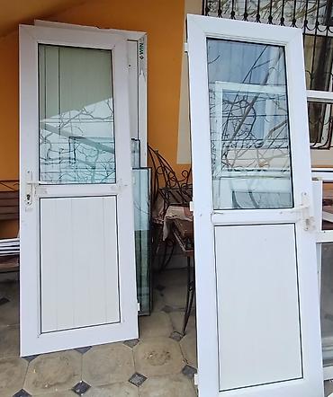 Plastik qapılar: Plastik (PVC) qapı və karkas dəsti - 1 ədəd tam qapı yarpağı və qapı — 9