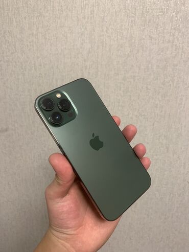 ремонт стекла телефона цена: IPhone 13 Pro Max, Колдонулган, 1 ТБ, Каптама, Коргоочу айнек, 80 %