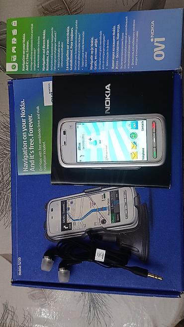 antenli telefon: Nokia 5230, < 2 GB Memory Capacity, rəng - Mavi, Zəmanət, Düyməli, Sensor — 1