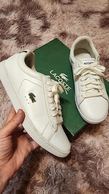 спортивные витамины: Кроссовки, 39, Lacoste, Б/у, цвет - Белый — 3