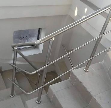 Сварка: Изделия из нержавейки: Перила, Лестница, лестница для торгового центра — 3