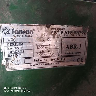 turk samovari: Sənaye tipli radial aspirator/ventilyator – Fansan ABR-3 Texniki — 3