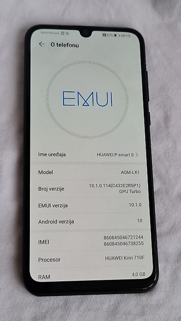 Huawei: Huawei P smart S (model AQM-LX1) sa originalnim punjačem i USB-C — 4