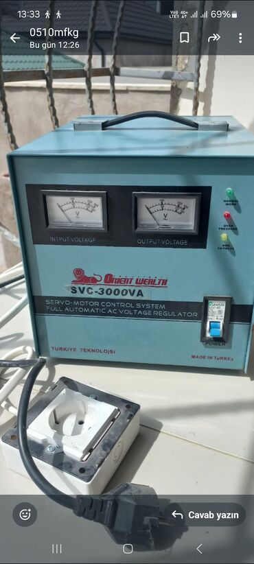 Divan və kreslo dəstləri: Stabilizator 3000VA Demək olarki yenidi qiymət 180 azn ünvan