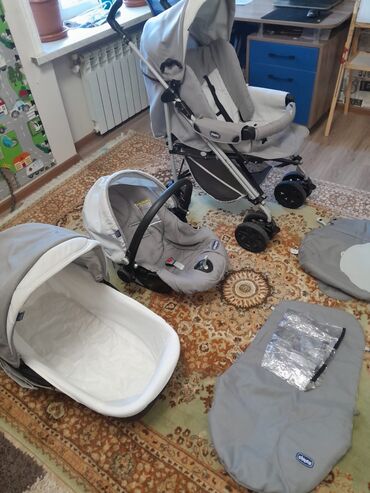 Modullu arabalar: 3-ü 1-də araba, Chicco, İşlənmiş, Ünvandan götürmə, Ödənişli çatdırılma — 2