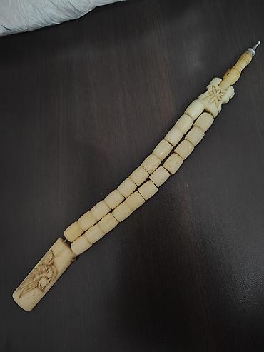 sumuk təsbeh: Məhsul: Əl işi təsbeh
Təmiz sümük təsbeh əl oyması — 1