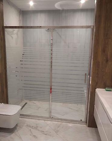 Duş kabinaları, arakəsmələr: Yeni Üstü açıq kabina, Düzbucaqlı, Ödənişli çatdırılma — 18