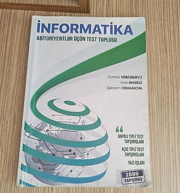Məhsul: “İnformatika – Abituriyentlər üçün test toplusu” kitabı