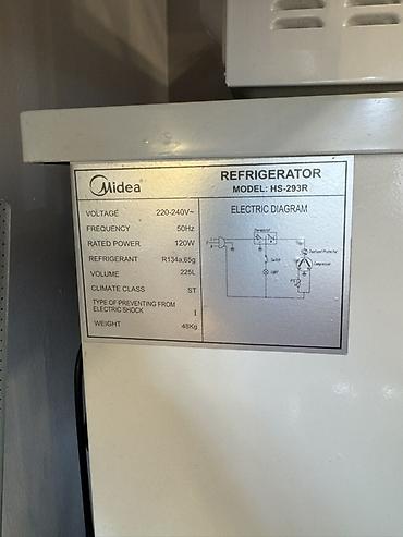 pf 650w: Холодильник Midea HS-293R - Однокамерный холодильник с верхней — 3