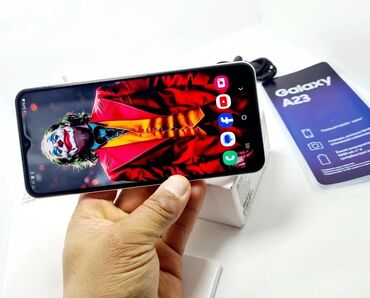 корея телефоны: Samsung Galaxy A23 5G, Б/у, 256 ГБ, цвет - Черный, 2 SIM, eSIM