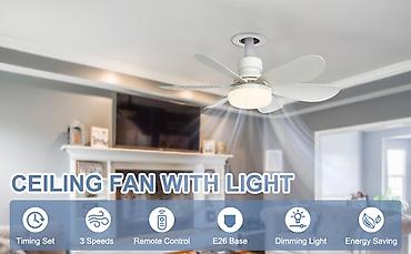 tavan sərinkeş: Patrona bağlanan Pultlu Tavan sərinkeşi + LED Lampa (40W) 52sm . ❄️ — 4