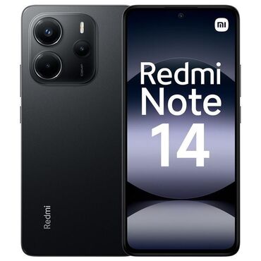 видеорегистратор mi: Redmi, Redmi Note 14, Б/у, 128 ГБ, цвет - Черный, 2 SIM