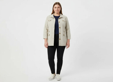 kurtki tanie: Women`s lightweight jacket, size 4XL