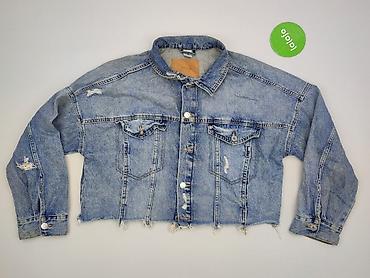 kurtka mis hm: H&M, Kurtka jeansowa damska, rozmiar L — 2