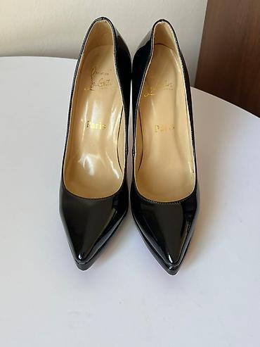 pari: Туфли, 37, Christian Louboutin, Б/у, цвет - Черный, Самовывоз — 5