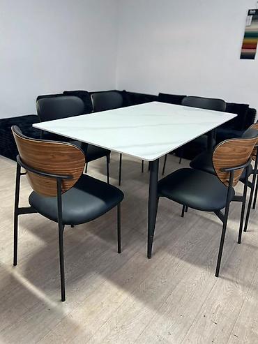 study table: Обеденные наборы со столом из керамогранита - Столешница — 1