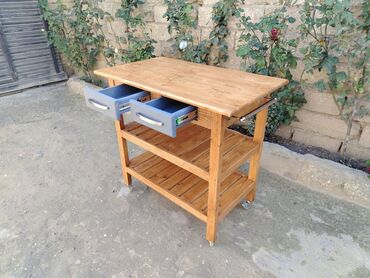 Sifarişlə digər bağ mebeli: Taxta məmulatları və həyət/perqola konstruksiyaları - Mətbəx üçün — 2