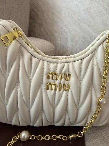 mekteb çanta: Çiyin çantası, Miu Miu, Yeni — 3