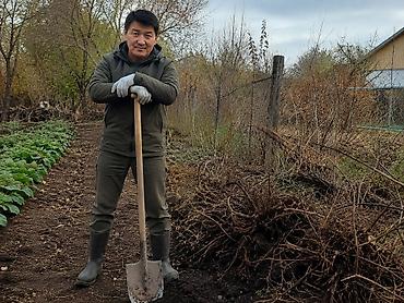 Уборка территории: Уборка территорий копаем огород — 1