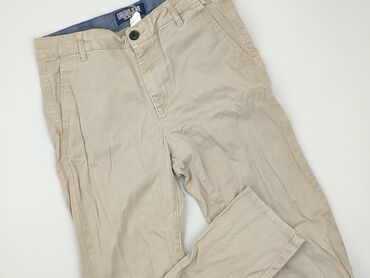 smyk kurtki dla chłopca: Material trousers, H&M, 12 years, 146/152, condition - Good