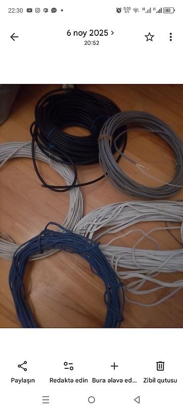 data kabel lan: Yeni, Kabel, Mis, Kredit yoxdur — 3