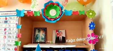 Digər ev dekoru: Bayraq gülləri. Şəkilləri çevirin zəhmət olmasa. Zəfər günü tablosu — 18