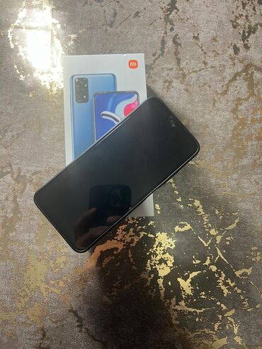 xiaomi redmi note 11s qiymeti: Xiaomi Redmi Note 11S, 128 GB, rəng - Göy, 
 Barmaq izi, İki sim kartlı