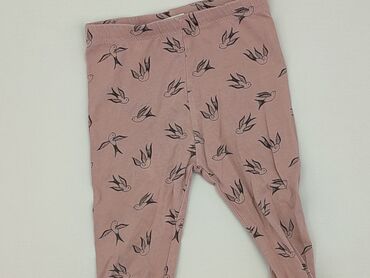 legginsy z koronką po bokach: Legginsy, 9-12 miesięcy, stan - Dobry