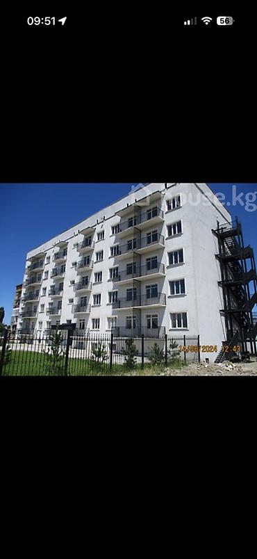 каартира в рассрочку: 1 комната, 40 м², Малосемейка, 4 этаж, ПСО (под самоотделку) — 1
