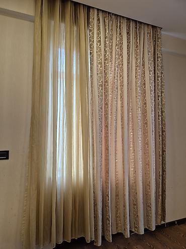 Pərdə və jalüzlər: Zərif ikiqat pərdə desti.decor baha alinib parca qalindi 3 eded dekor — 2