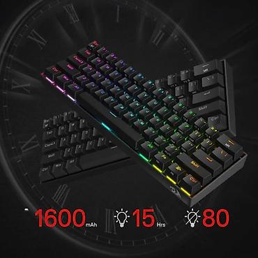 klavyatura komputer: Redragon Draconic K530 Pro Black Blue Switch simsiz mexaniki gaming — 2