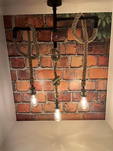 silk filament: Çılçıraq, 3 lampa, Metal — 3